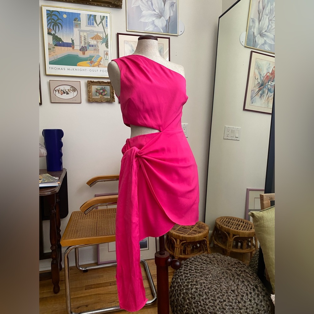 superdown Mini Dress in Hot Pink